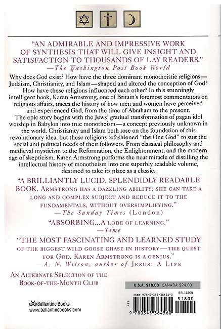 A History of God: The 4,000 Quest of Judaism, Christianity and Islam (image 3)
