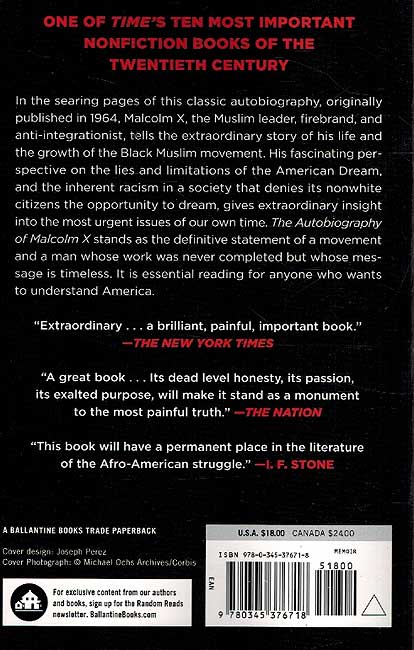 The Autobiography of Malcolm X (As Told to Alex Haley) (14 x 20 cm) (image 2)
