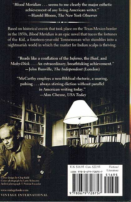 Blood Meridian, or, The Evening Redness in the West (SC, Vintage Intl) (image 2)