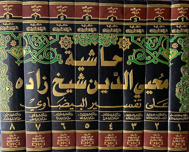 Hashiyat Muhyidin Zadah ( 8 vol.) حاشية محيي الدين شيخ زاده على تفسير البيضاوي
