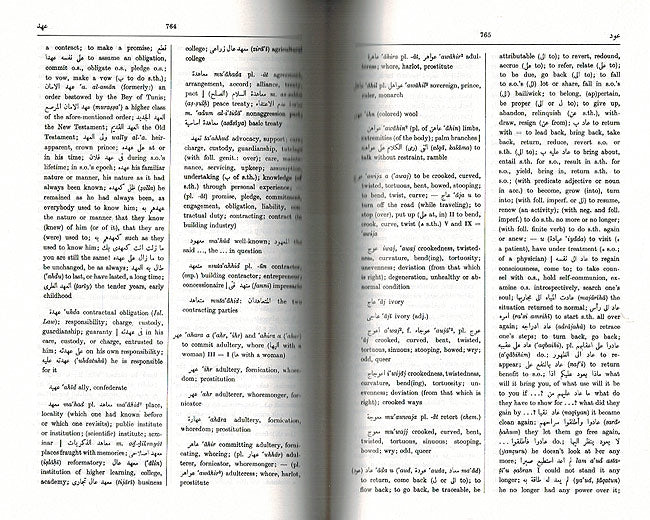 Hans Wehr : Dictionary of Modern Written Arabic: Arabic-English (4th ed.) (image 2)
