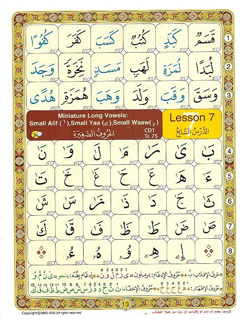 Noorani Qa'idah (lrg) القواعد النورانية (image 3)