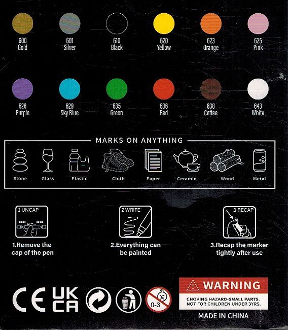 Acrylic Marker (12 pieces) (image 2)