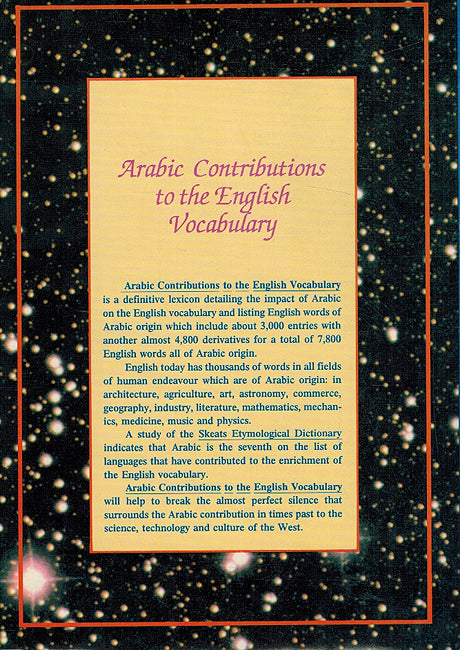 Arabic Contributions to the English Vocabulary (image 2)
