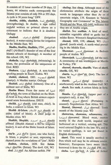 Arabic Contributions to the English Vocabulary (image 3)