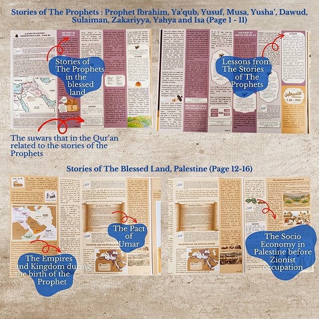 An Illustrated Journey of Al-Isra' Wal Mi'raj And The Story of The Blessed Land (image 4)