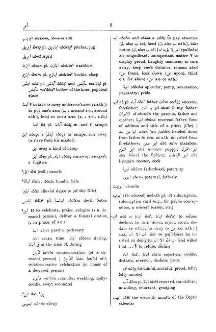 Arabic-English Dictionary: The Hans Wehr (4th Ed) (image 2)