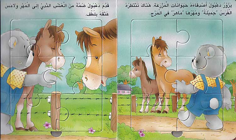 Book w/Puzzle - Da'boul fi al-Mazra'ah (image 2)