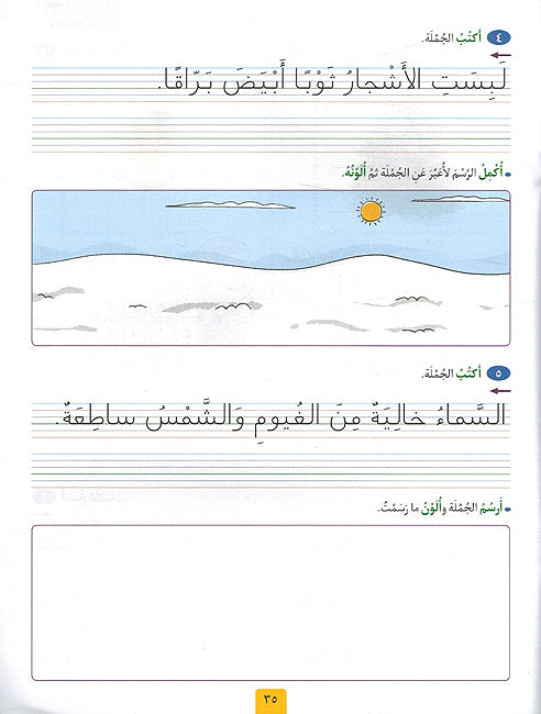 Daftar al-Khat (Khat Nasikhi): Busat al-Rih al-'Asasi al-Thani دفتر الخطّ (خطّ نسخيّ) بساط الريح الأساسي الثاني (image 4)