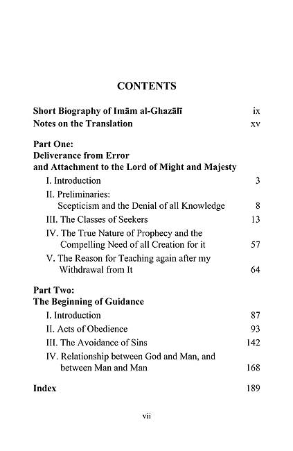 Ghazali: Deliverance from Error and the Beginning of Guidance (image 3)