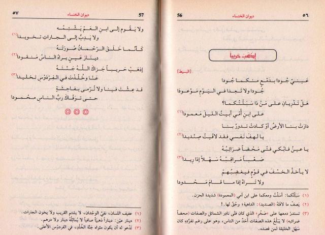 Diwan al-Khansa' (Asriya) ديوان الخنساء (image 3)
