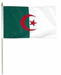 Flag of Algeria: 12 x 18 in. Stick Flag