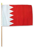 Flag of Bahrain: 12 x 18 in Stick Flag