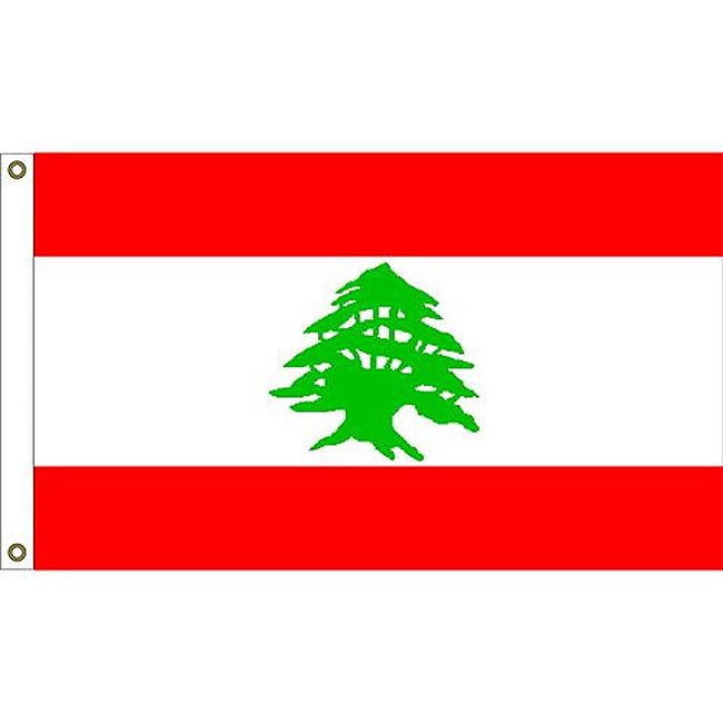 Flag of Lebanon: 3 x 5 ft.