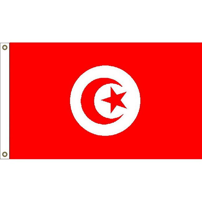 Flag of Tunisia: 3 X 5 Feet