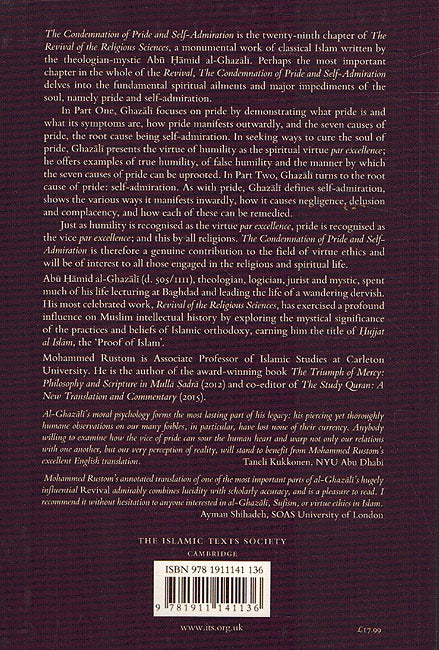 Ghazali On Condemnation of Pride and Self-Admiration. (image 2)