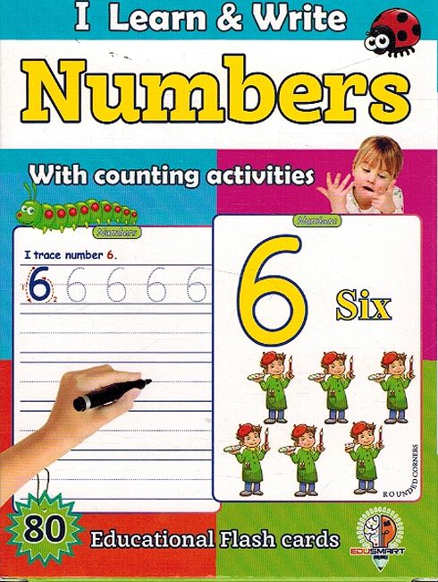I Learn & Write Numbers Flash Cards