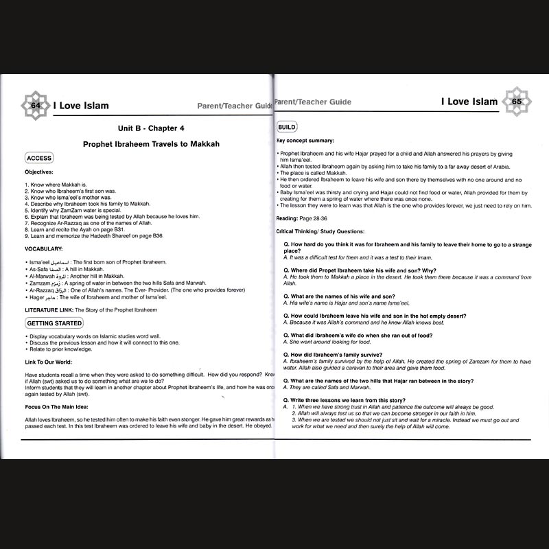 I Love Islam Level 3 Teacher and Parent Guide (ISF) (image 2)