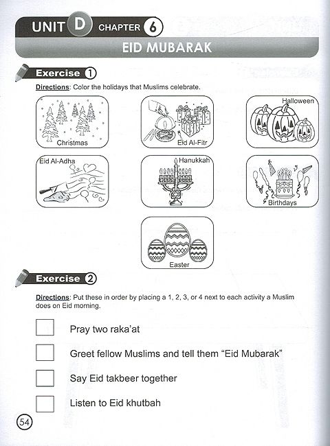 I Love Islam Workbook: Level 1 (ISF) (image 2)