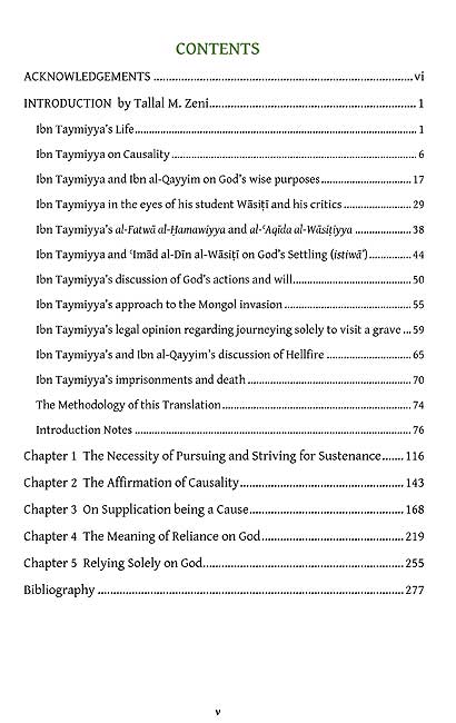 Ibn Taymiyya On Causality and Reliance on God (SC) (image 3)