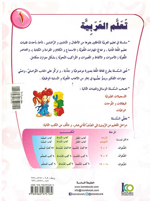 ICO Learn Arabic Teachers Ed : Level 1, Part 1 (image 2)