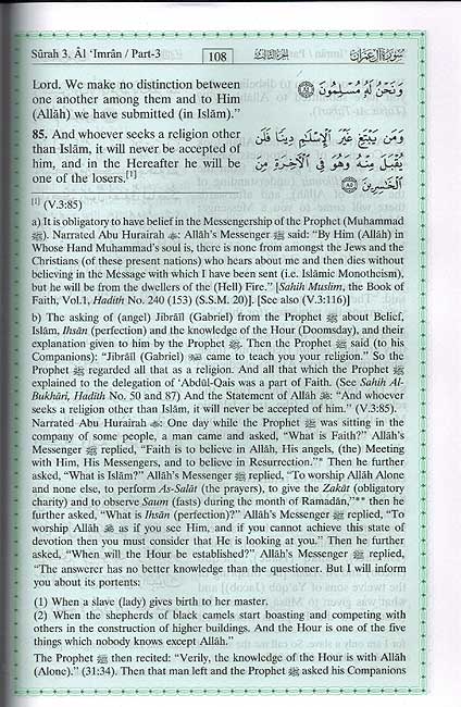 Interpretation of the Meanings of The Noble Quran (Large) تفسير معاني القران الكريم (image 3)