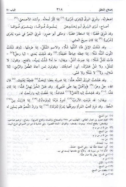 Islah al-Mantiq: Aqdam Mu'jam Yadbutu al-Lughah bi-al-Siyagh إصلاح المنطق : أقدم معجم يضبط اللغة بالصيغ (image 3)