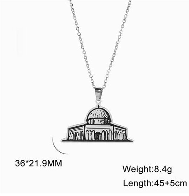 Islamic Domes Architecture Necklace (image 2)