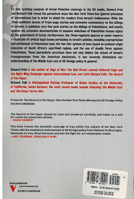 Israel-Palestine On Record - How the New York Times Misreports Conflicts in the Middle East (image 2)