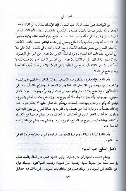Kitab Al-Arbeen fi Usul Al-Deen كتاب الأربعين في أصول الدين (image 3)