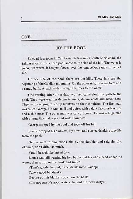Kounouz Int'l Best Seller: Of Mice and Man (Dual English-Arabic) (image 3)