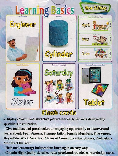 Learning Basics Flash Cards: 80 Educational Flash cards (image 2)