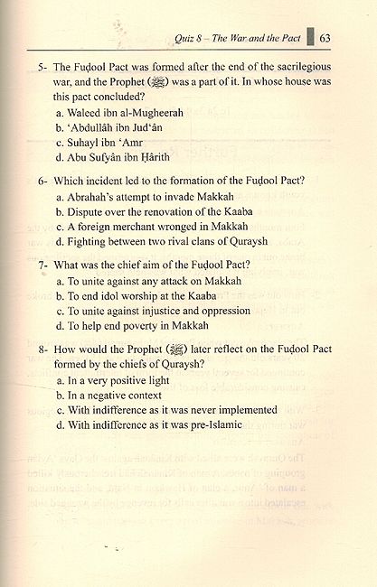 Life of Prophet Muhammad Quiz Book (image 3)