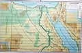 Map: Egypt Hanging Wall Map (1) جمهورية مصر العربية