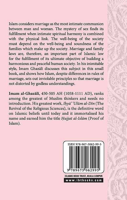 Ghazali: Marriage and Sexuality in Islam (image 2)