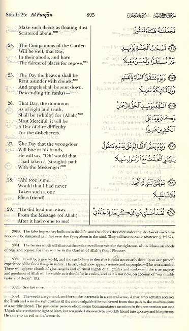 Holy Qur'an (Arabic-English Softcover, Y.Ali) (image 3)