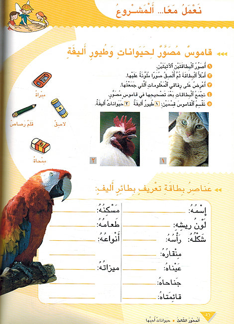 Min al-Alif Ila al-Yaa'a: Primary School (Textbook & Workbook Set) من الألف إلى الياء الصف الأول الأساسي (image 3)