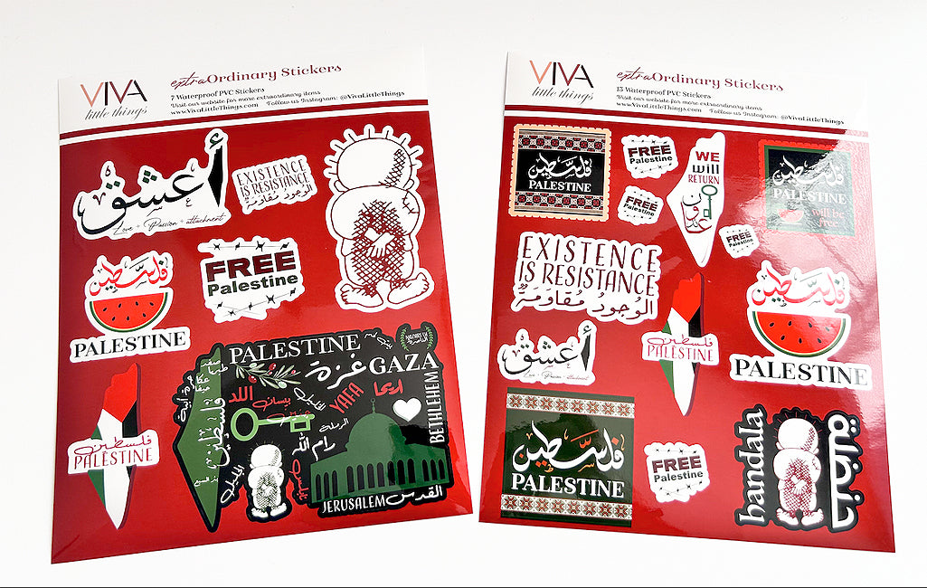 Pali Waterproof PVC Stickers - 20 Stickers