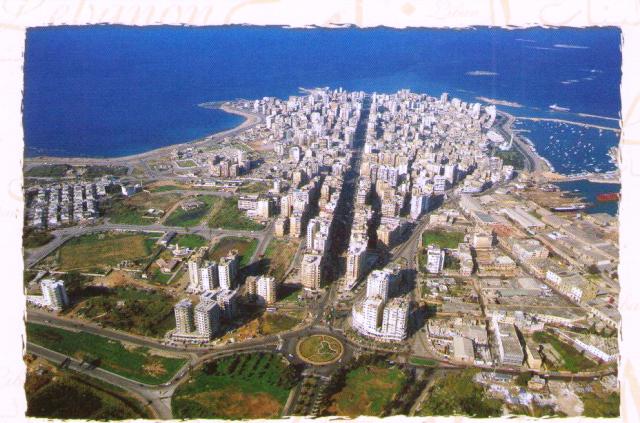 Postcard: Tripoli - Aerial View (Vintage Style) بطاقة بريدية