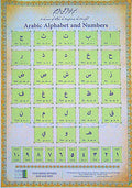 Poster of Arabic Alphabet and Numbers with Transliterations