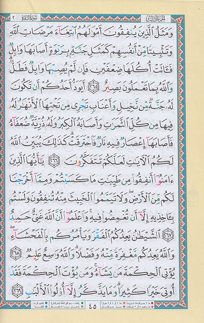 Qur'an Tajweed Shu'bah (17 x 24 cm) مصحف تجويد شعبة عن عاصم (image 2)