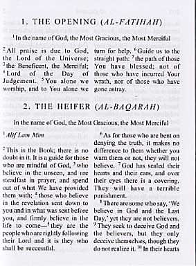 Quran (English only, Khan, Pocket Size 4.25 x 5.5 in) (image 3)