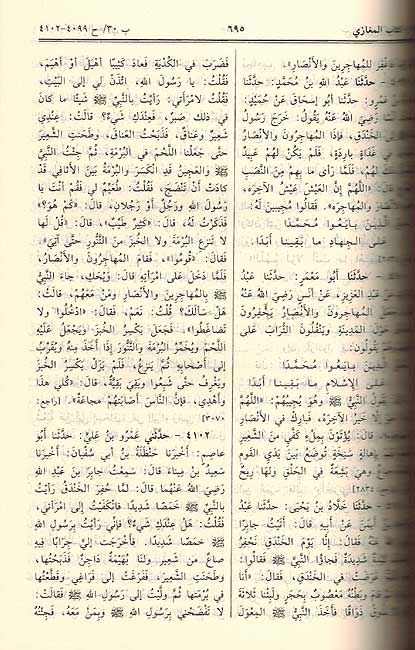 Sahih al-Buhkari (1 vol.Faiha) صحيح البخاري (image 2)