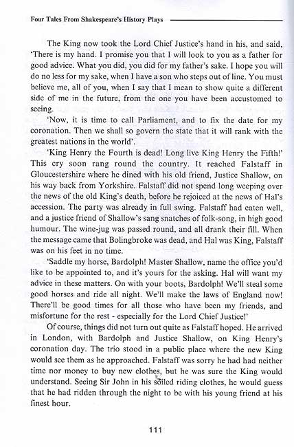 Kounouz Int'l Best Seller: Shakespeare: Four Tales (Dual English-Arabic) أربع مسرحيات تاريخية لشكسبير (image 4)
