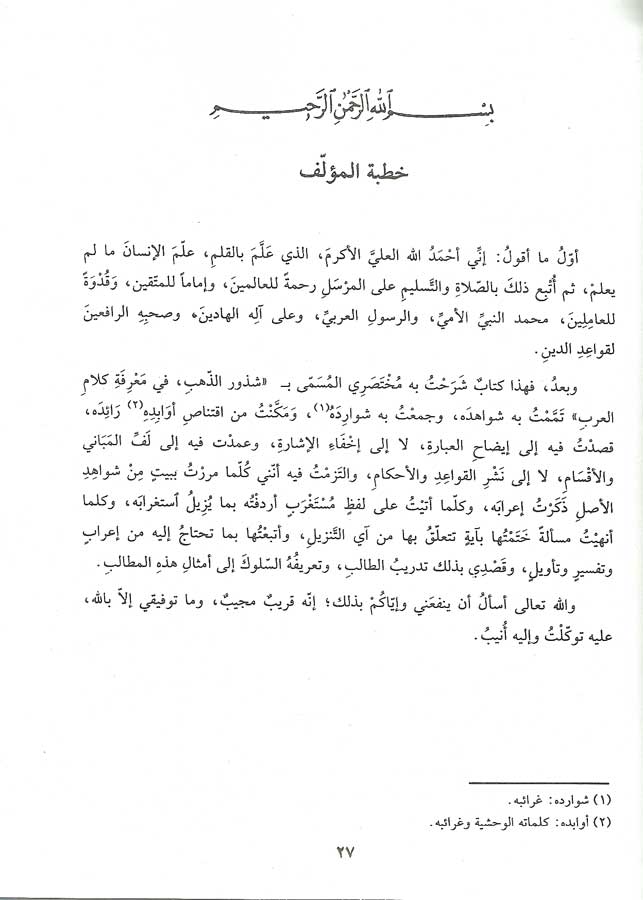 Sharh Shudhur al-Dhahab (DKI) شرح شذور الذهب (image 2)