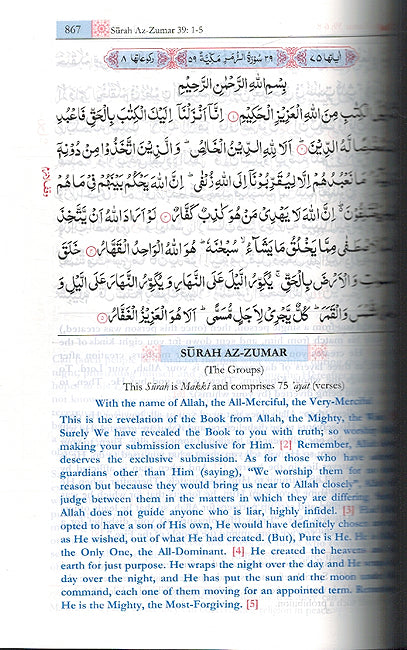 The Meanings of The Noble Qur'an with explanatory notes (image 2)