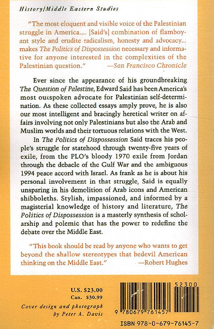 The Politics of Dispossession: The Struggle for Palestinian Self-Determination, 1969 - 1994 (image 2)